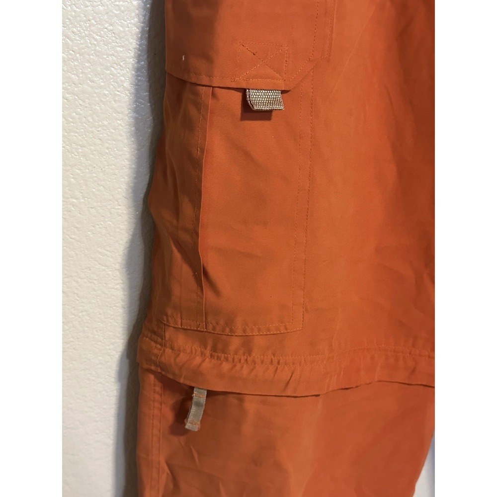 VIBES MEN XL Cargo Pants Convertible Baggy Orange Skater Paratrooper VTG Y2K NWT - Picture 6 of 13